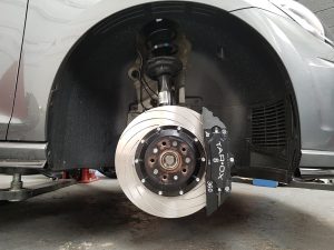 TAROX 360mm 8 pot big brake kit with braided lines