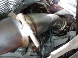scorpion 3" decat downpipe pwg m135i fitted