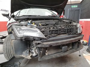 Forge Motorsport Front mount intercooler Seat Leon Cupra 280 black DSG bumper off