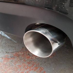 black-audi-tt-stage-2-scorpion-tips