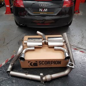 black-audi-tt-stage-2-with-scorpion-exhaust