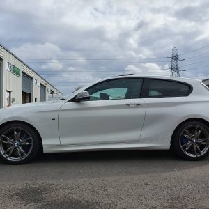 white-bmw-m140i-before-springs