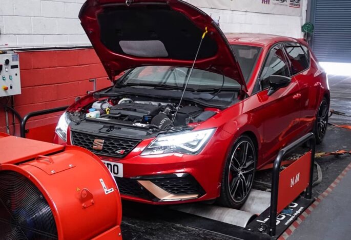 Seat Leon Cupra 300 in for NVM Stage 2 ECU and DSG mapping
