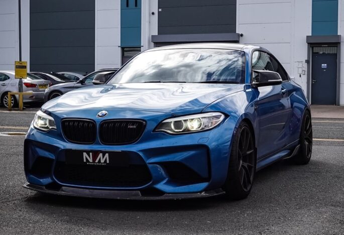 BMW M2 in for NVM Stage 2 package.