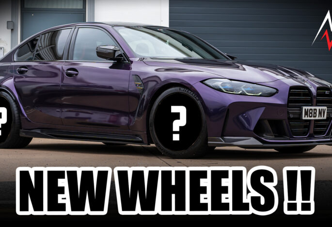 The G80 M3 Gets Lowered and new wheels!