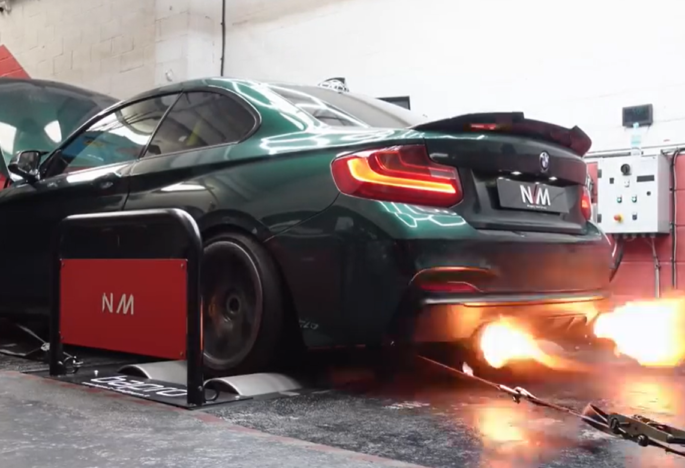 BMW M235i in for NVM Stage 2 mapping