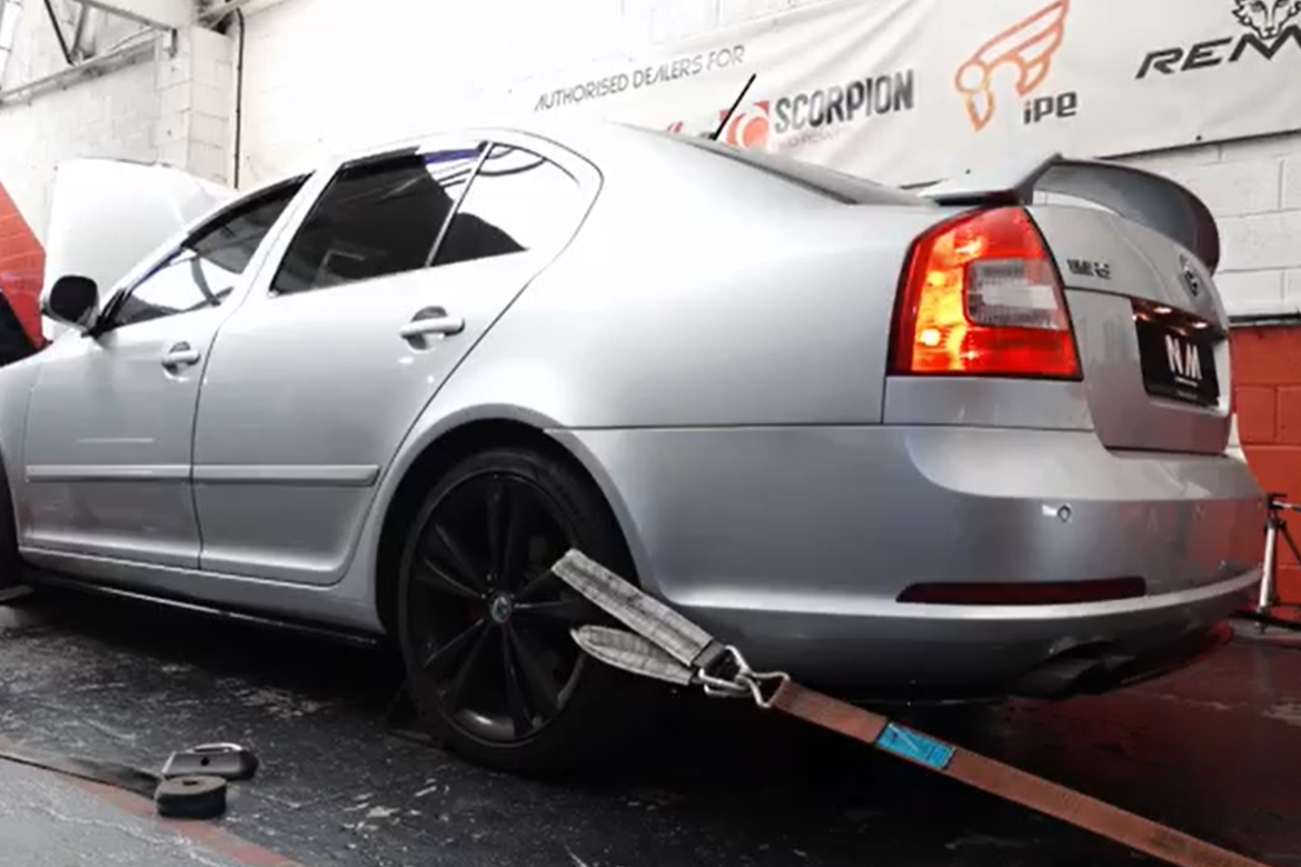 Skoda Octavia VRS Tsi in for NVM custom ECU and DSG mapping