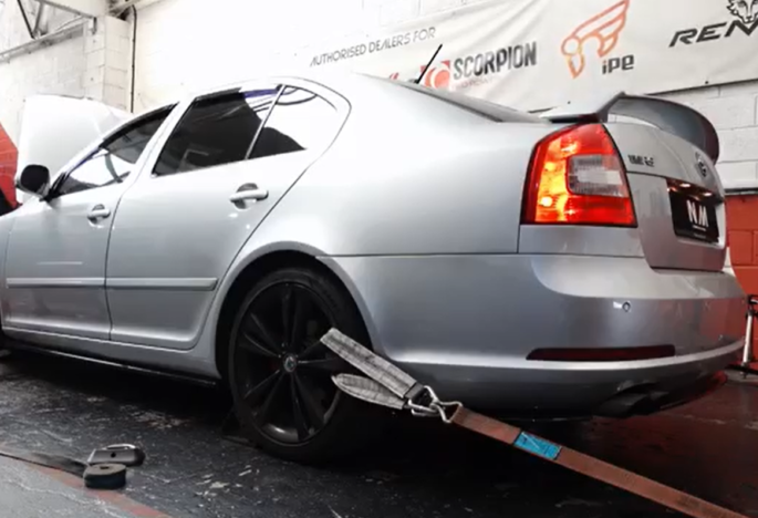 Skoda Octavia VRS Tsi in for NVM custom ECU and DSG mapping