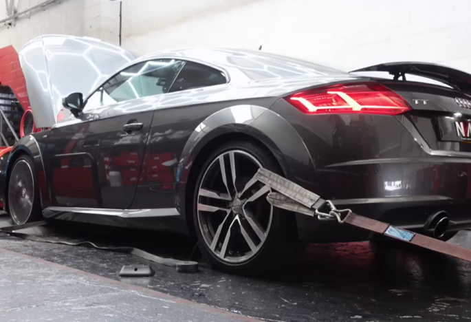 AUDI TT in for NVM Stage 1 mapping