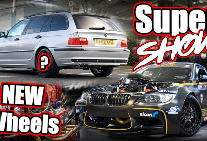 E46 Touring gets NEW WHEELS! *CRAZY CARS*