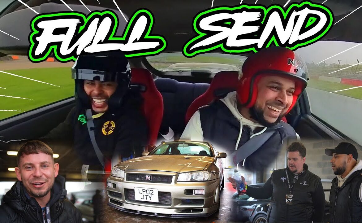 We HIT the TRACK with @officially_gassed!! in a JAP CAR!!