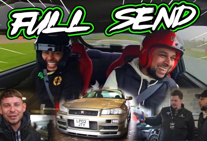 We HIT the TRACK with @officially_gassed!! in a JAP CAR!!