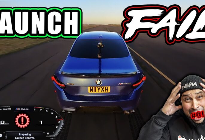 We BROKE IT!! *M240i LAUNCH CONTROL FAIL*