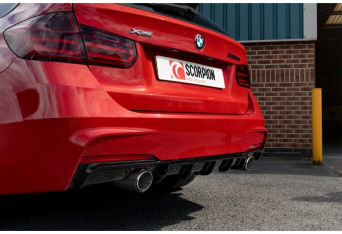 Scorpion Non-Resonated Half Exhaust System - BMW F30/F31 330D/335D 2013 - 2019