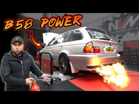 My B58 SWAPPED E46 Touring Is a FLAME THROWER!